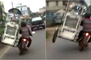 Wow, aksi penjual Sari Roti keliling ini bikin netizen terpukau