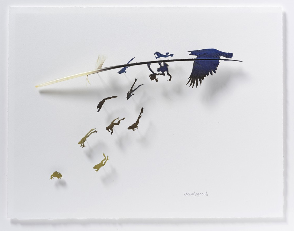 12 Karya seni dari bulu burung ini indahnya bukan main