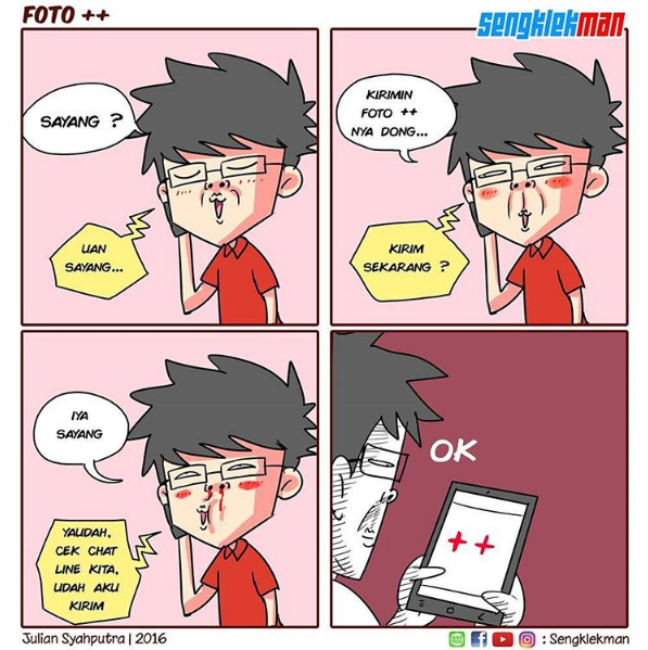 komikstrip sengklekman © 2016 instagram.com/sengklekman