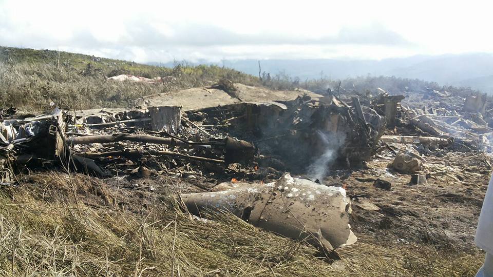 Begini 7 foto penampakan kondisi pesawat TNI AU saat ditemukan