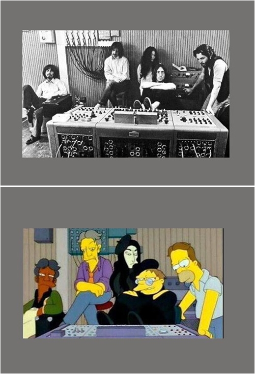 9 Foto saat kartun The Simpsons mengulang peristiwa bersejarah
