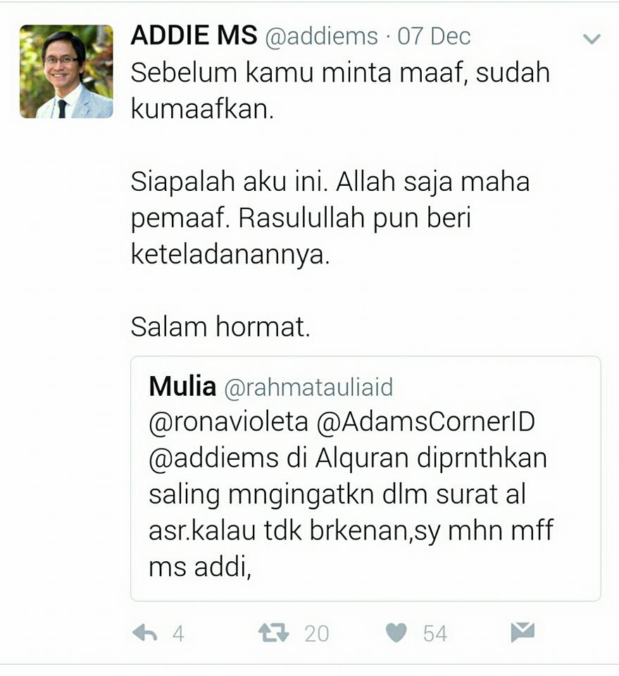 tweet Addie MS © 2016 twitter