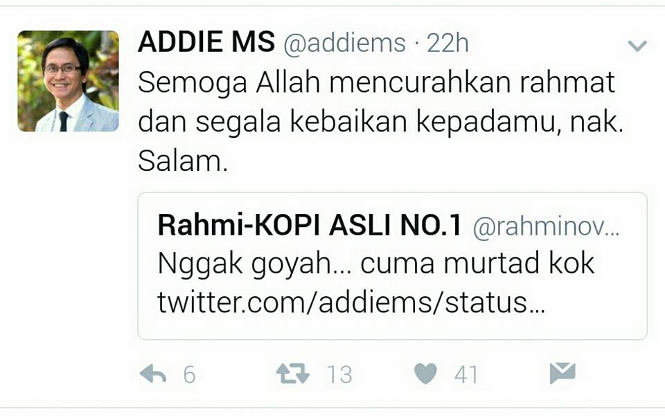 tweet Addie MS © 2016 twitter