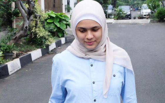 Gaya Hijab Nycta Gina © 2016 brilio.net