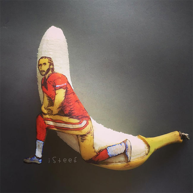 15 Karya seni ini cuma dibikin dari buah pisang, kerennya bukan main