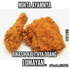  meme ayam goreng © 2016 Istimewa