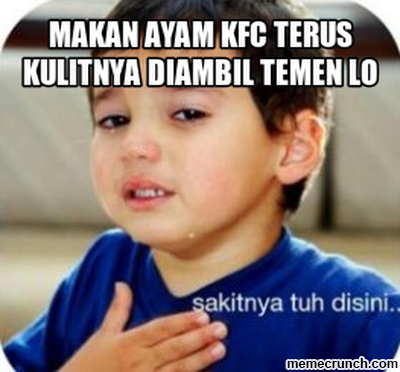  meme ayam goreng © 2016 Istimewa