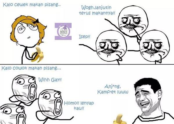 meme beda cewek cowok © 2016 istimewa