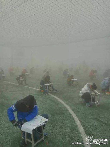 13 Foto gelapnya China akibat polusi udara yang parah, bikin trenyuh