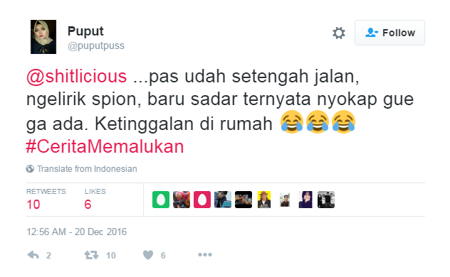 Cerita Memalukan © 2016 Twitter Cerita Memalukan © 2016 Twitter
