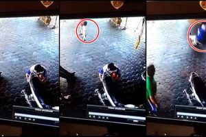 Aksi sigap pria selamatkan bayi dari terjangan mobil ini bikin takjub