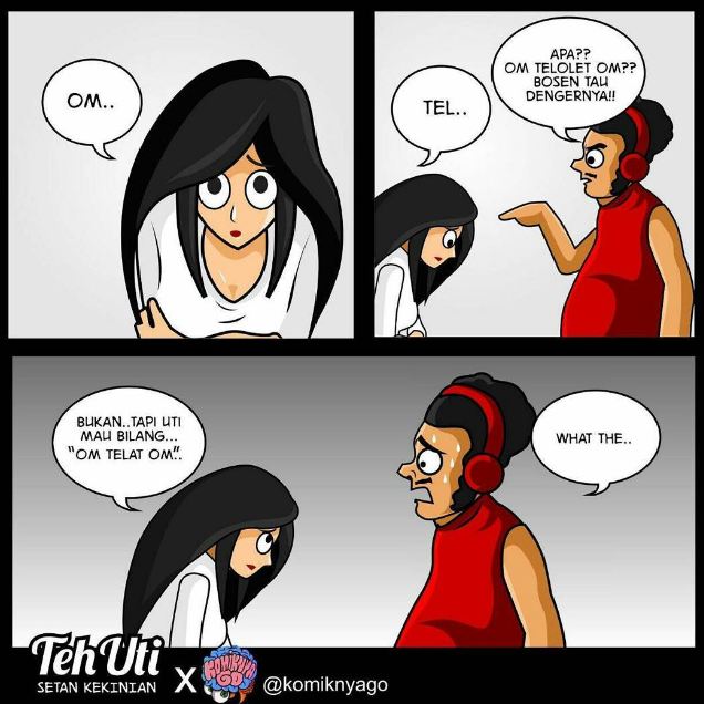 15 Komik strip 'Om telolet Om' ini siap bikin kamu ketawa puas