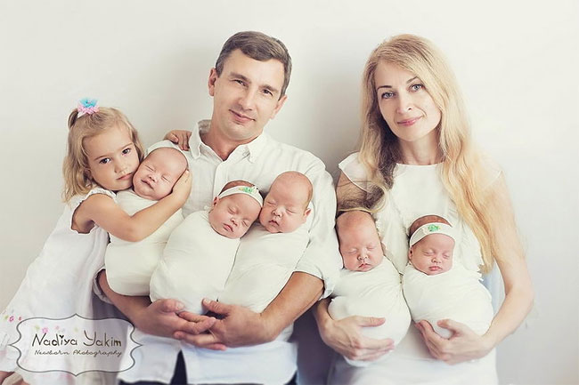 11 Potret bayi kembar lima asal Ukraina ini bikin kamu pengen gendong