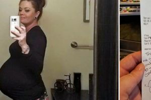 Pelayan yang hamil tua ini dapat rezeki nomplok dari pelanggan