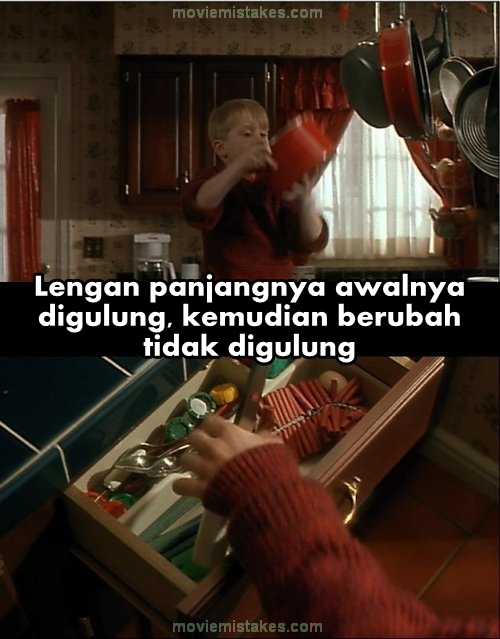 kesalahan seri film home alone © 2016 movie mistakes