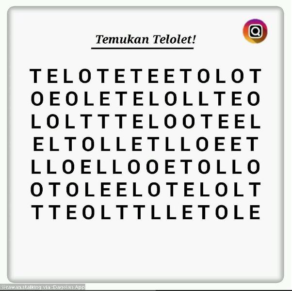 Uji kejelianmu dengan temukan kata 'Telolet' di gambar ini