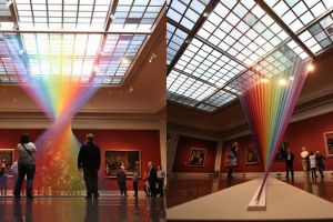 6 Foto indahnya 'cahaya pelangi' di ruangan ini bikin betah melihatnya