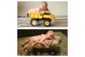 15 Momen pemotretan bayi lucu ini fail, kocak abis jadinya