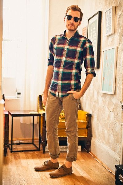 Flannel with khakis clearance