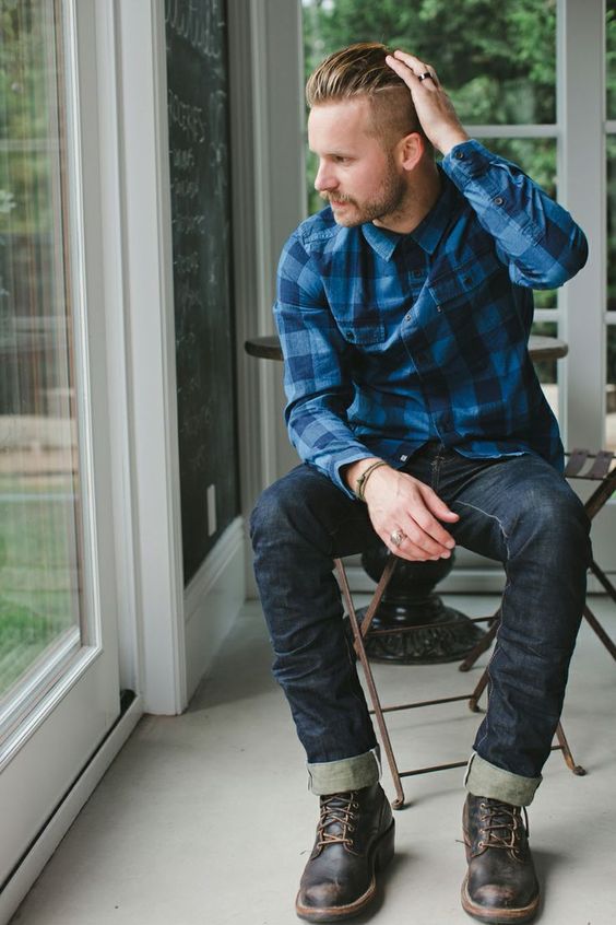 padu padan kemeja flannel © 2017 berbagai sumber