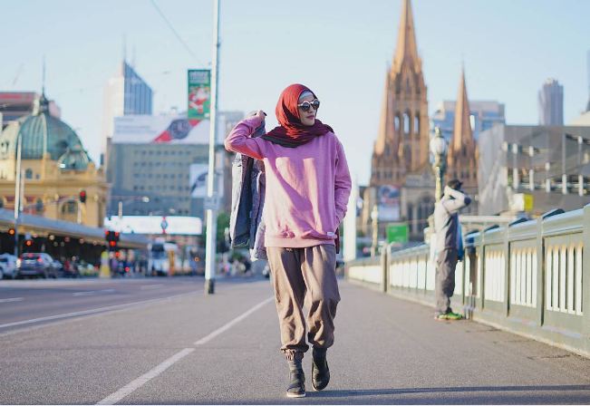 ootd ratu anandita © 2017 brilio.net