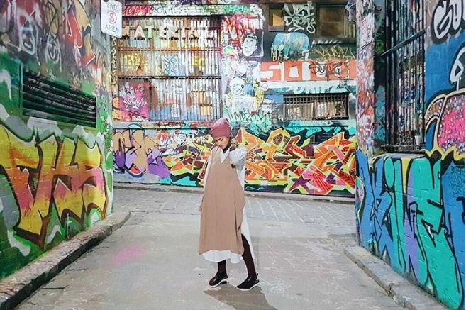 ootd ratu anandita © 2017 brilio.net