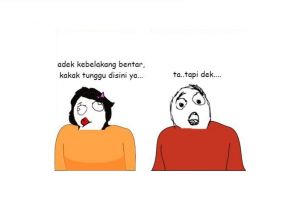 Obrolan kocak kakak pergi ke mal bareng adek ini bikin tersenyum kecut