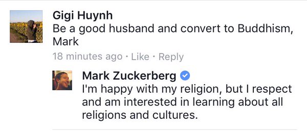 Mark Zuckerberg ungkap kalau dia bukan Atheis, apa ya agamanya? 