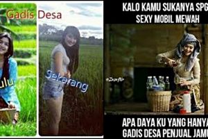 10 Meme gadis desa ini bikin kamu pengen buru-buru nikah