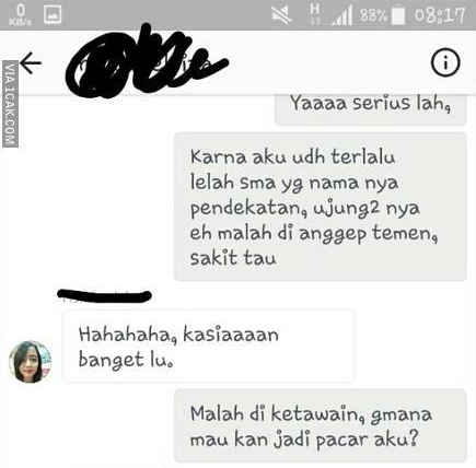 percakapan cowok nembak cewek © 2017 1cak.com/of-rozi1994