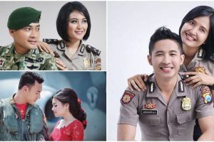10 Foto mesra TNI-Polri bersama pasangannya ini bikin baper maksimal