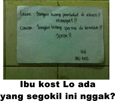 meme ibu kos © 2017 istimewa