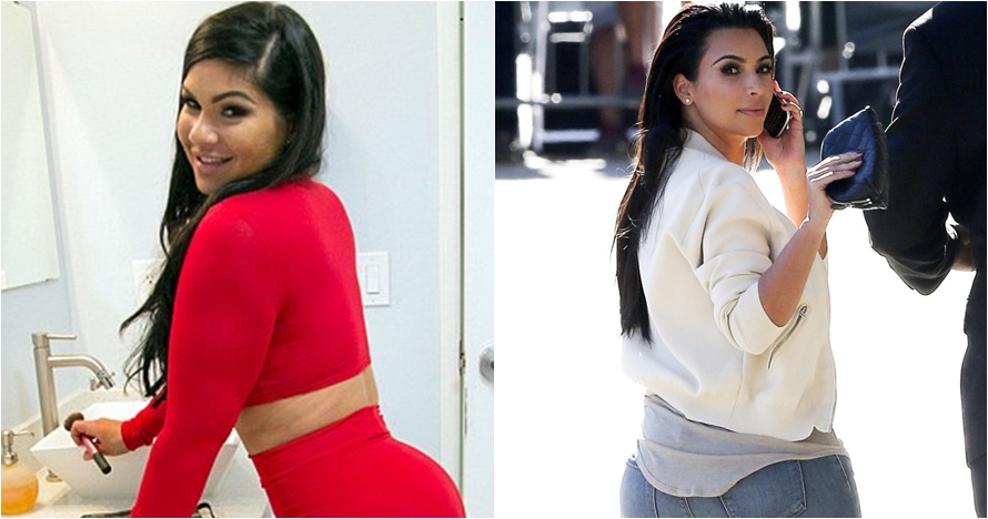 Terobsesi keseksian Kim Kardashian, cewek ini bayar oplas Rp 133 juta