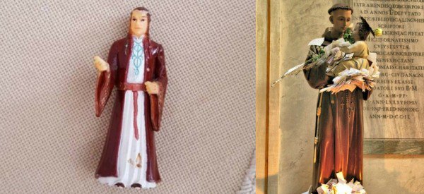 Dikira Santo, nenek ini tak sadar berdoa di depan patung karakter film