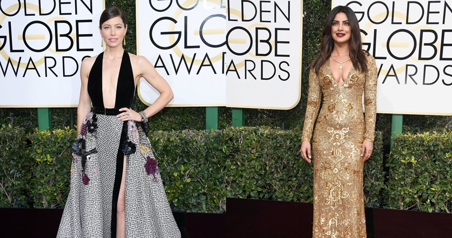 11 Aktris ini mendapat predikat The Best Looks saat  Golden Globe 2017