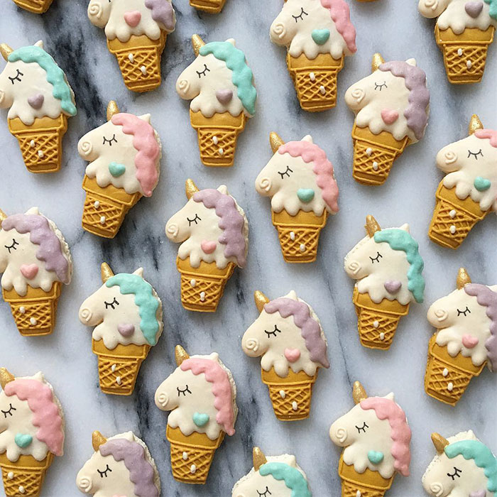 Unik, 12 macarons tema unicorn ini seperti kue di dunia magic lho