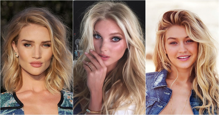 Miliki tubuh indah, ini 10 model berambut blonde yang paling seksi