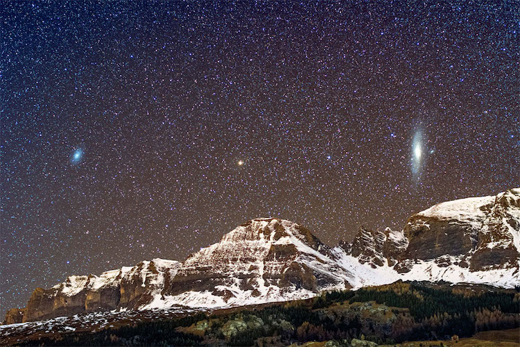 10 Foto galaksi Andromeda di langit Swiss ini siap manjakan matamu