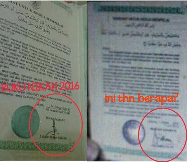 buku nikah © 2017 brilio.net