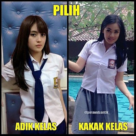meme kakak kelas © 2017 Istimewa