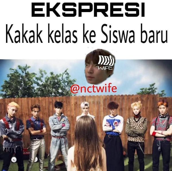 meme kakak kelas © 2017 Istimewa