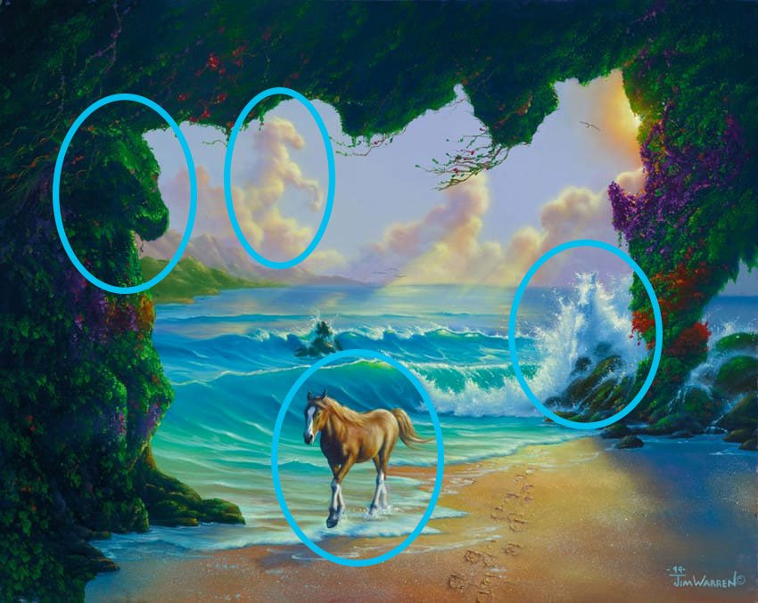 Uji kejelianmu yuk, ada berapa kuda pada 2 gambar ini?