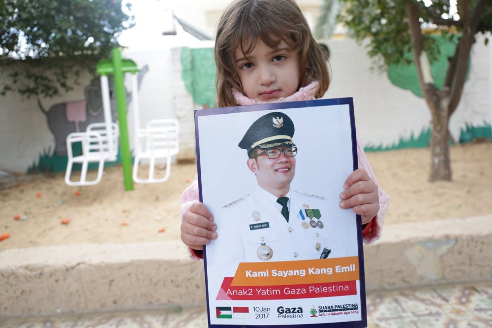Doa anak-anak Palestina buat Ridwan Kamil yang kena DBD ini bikin haru