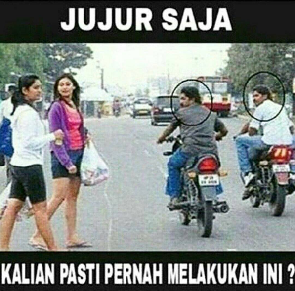 meme jujur saja © 2017 istimewa