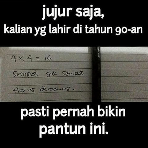 meme jujur saja © 2017 istimewa