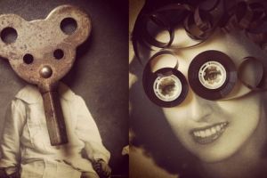 Seniman ini gabungkan foto lawas dengan benda sederhana, hasilnya wow