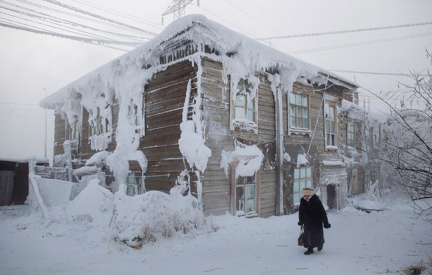9 Foto desa terdingin di bumi, suhunya pernah sampai -71,2 °C
