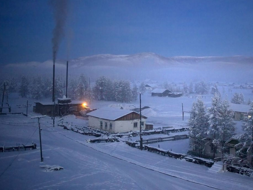 9 Foto desa terdingin di bumi, suhunya pernah sampai -71,2 °C