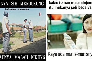 10 Meme nyindir kelakuan teman ini makjlebnya nancep abis