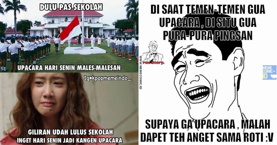 10 Meme alasan males upacara ini pasti kamu banget, pernah yang mana?
